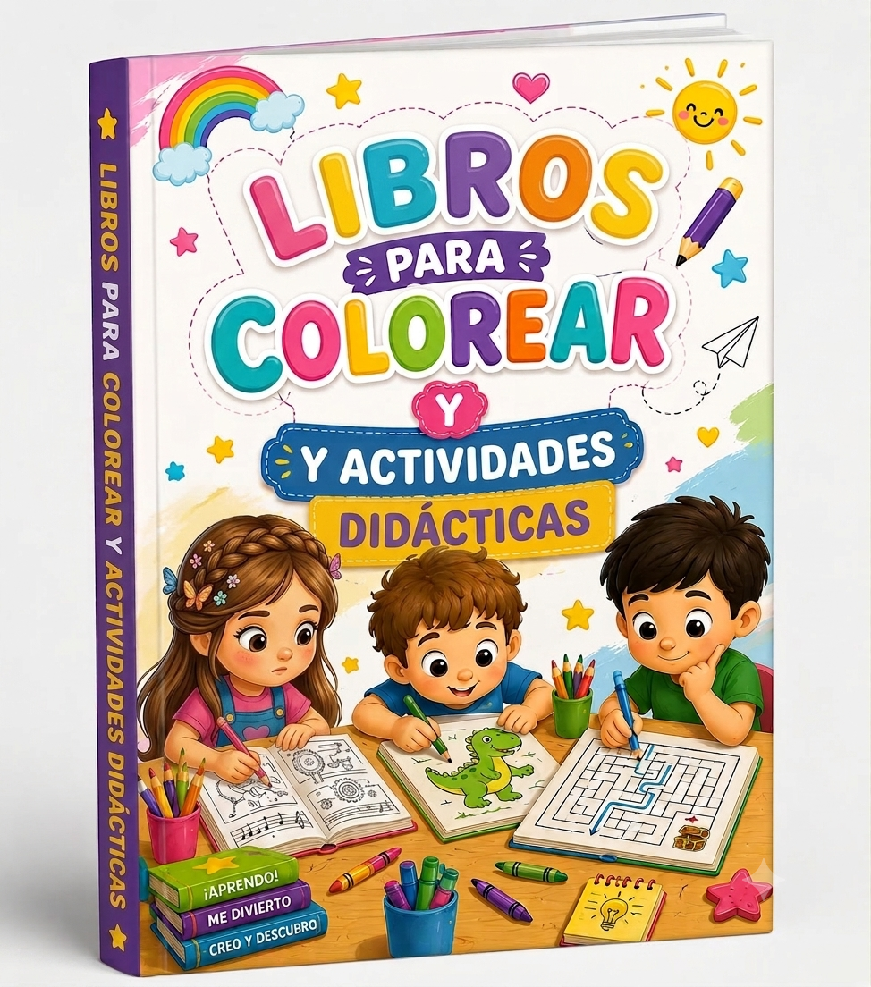 🎨 LIBROS PARA COLOREAR Y ACTIVIDADES DIDÁCTICAS 🧩